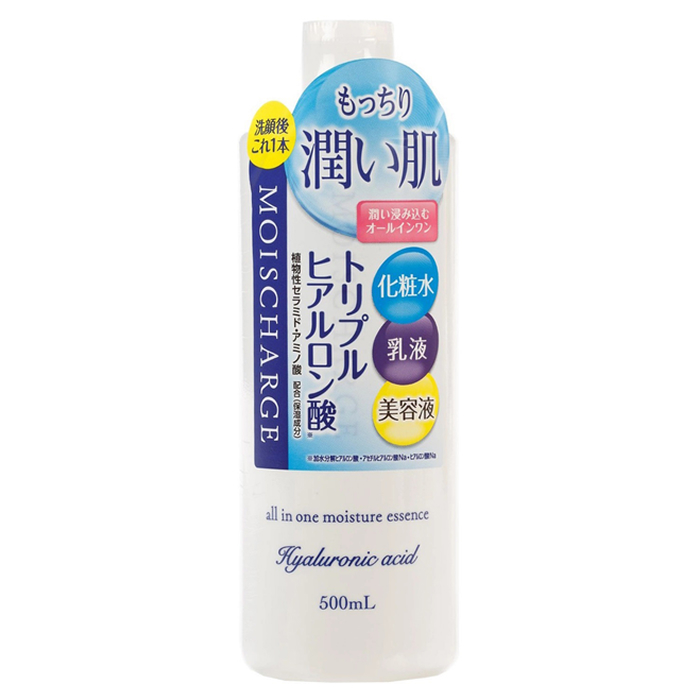 Лосьон увлажняющий 3 в 1 для тела и лица Moischarge Lotion Hyaluronic Naris, 500 мл