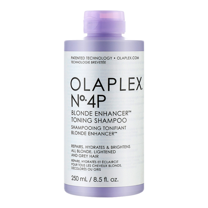 Тонувальний шампунь для волосся No 4P Blonde Enhancer Toning Shampoo Olaplex, 250 мл
