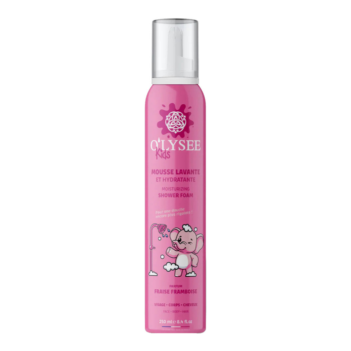 Дитяча крем-пінка для купання 3 в 1 "Strawberry & Raspberry" Whipped Shower Foam O'lysee, 250 мл