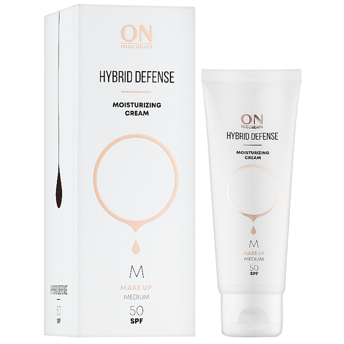 Захисний зволожувальний крем-гібрид для обличчя ONmacabim System Plus M-Hybrid Cream SPF 50 Onmacabim, 80 мл