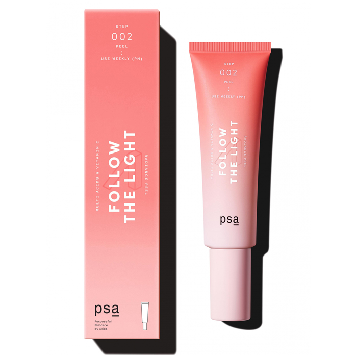 Пілінг кислотно-вітамінний для сяйва шкіри Follow the Light Multi Acids & Vitamin C Radiance Peel PSA, 50 мл