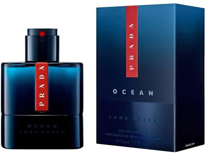 Prada Туалетна вода чоловіча Luna Rossa Ocean, 50 мл