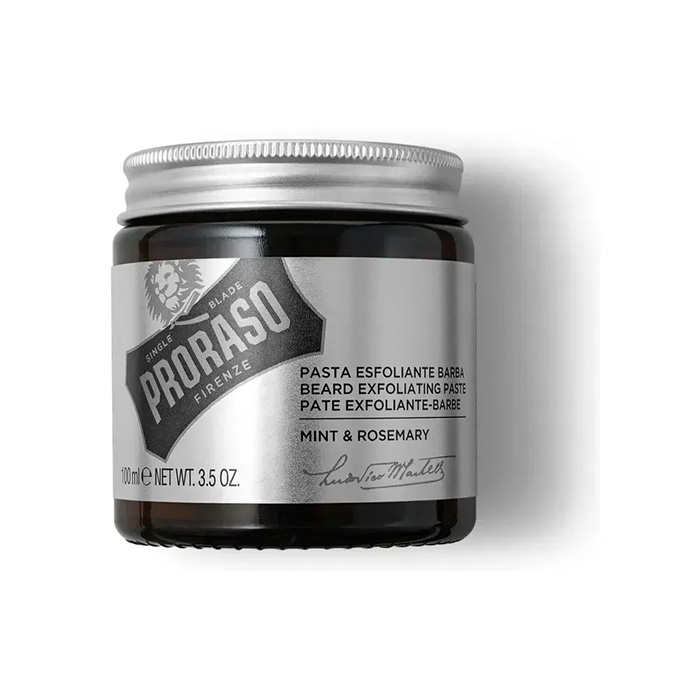 Proraso Beard Exfoliating Paste Mint & Rosemary — скраб для бороди та обличчя, 100 мл