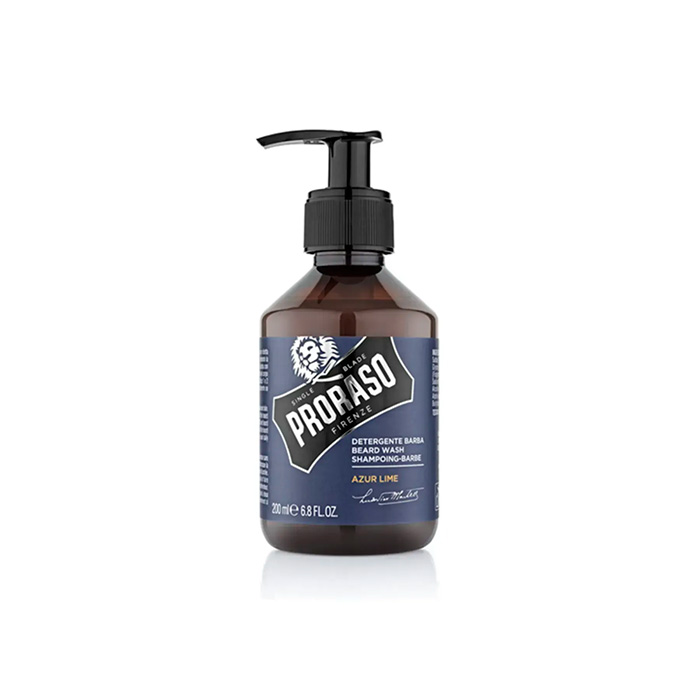 Proraso Azur Lime Beard Wash — шампунь для бороди, 200 мл