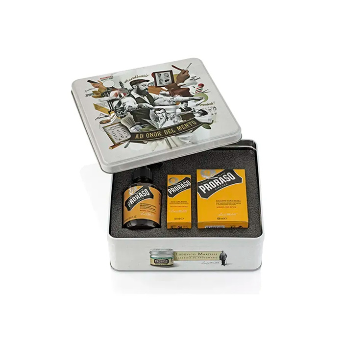 Proraso Wood & Spice Beard Kit — набір для догляду за бородою