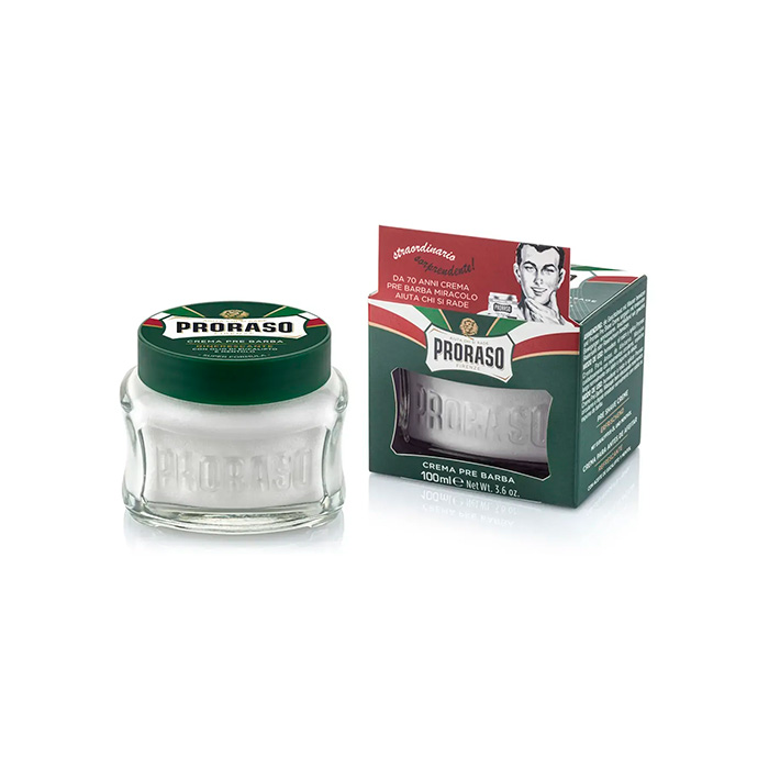 Proraso Pre Shave Cream Refresh Eucalyptus — крем до бритья с эвкалиптом и ментолом, 100 мл