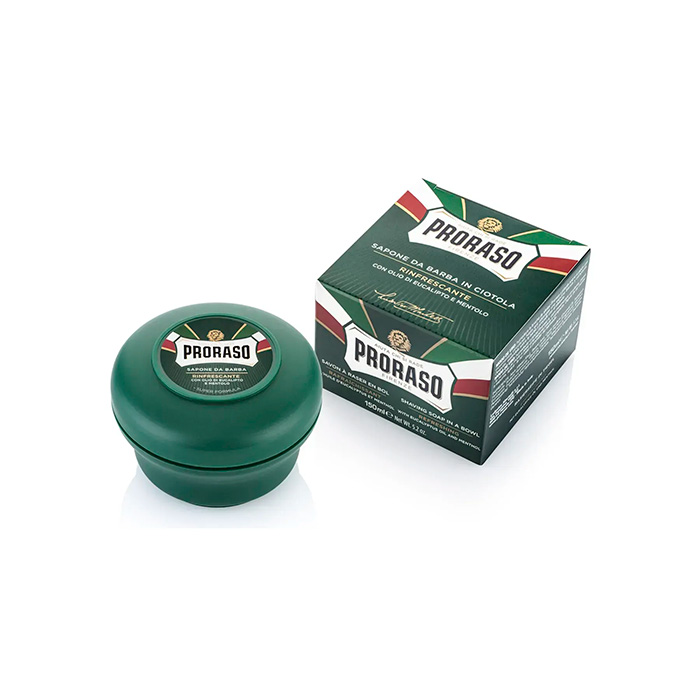 Proraso Shaving Soap Jar Refresh Eucalyptus — тонізуюче мило для гоління, 150 мл