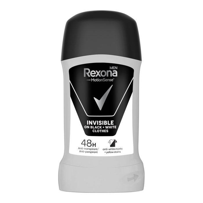 Антиперспірант-олівець "Невидимий на чорному і білому" Rexona, 50 мл