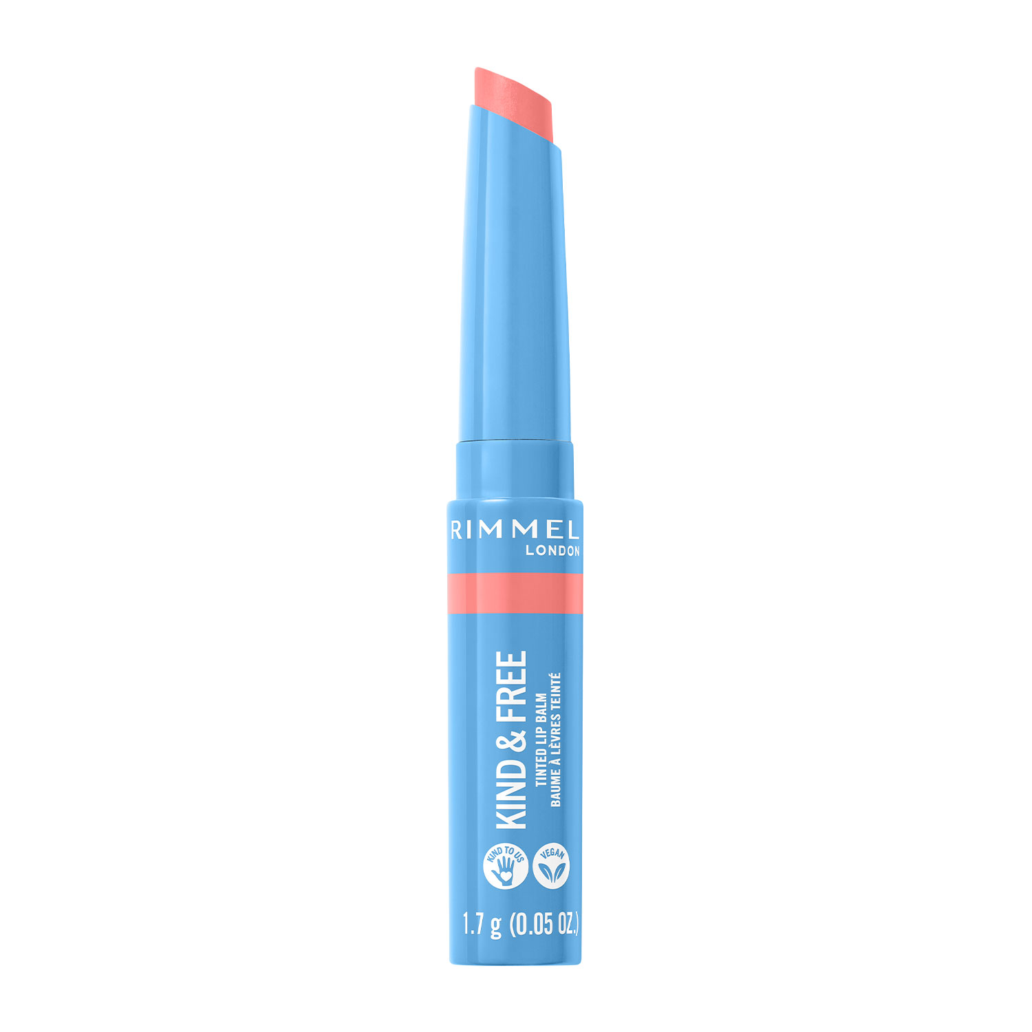Оттеночный бальзам для губ Kind & Free Tinted Lip Balm Rimmel London (004) Hibiscus Blaze, 1.7 г