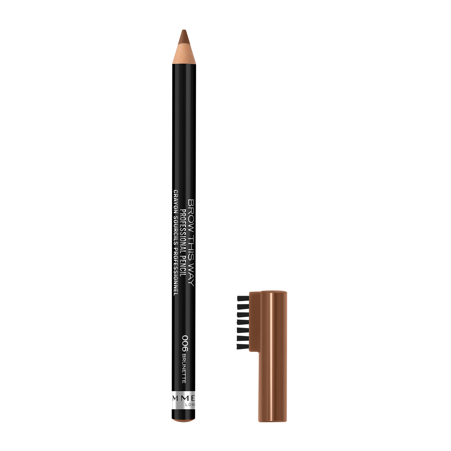 Олівець для брів Brow This Way Professional Eyebrow Pencil Rimmel London 6, 1.4 г
