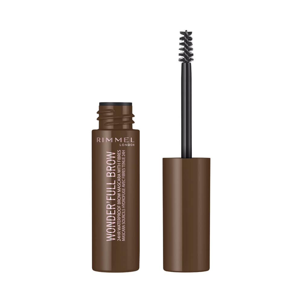 Водостійка туш для брів Wonder'Full Brow Rimmel London (002 MEDIUM), 4.5 мл