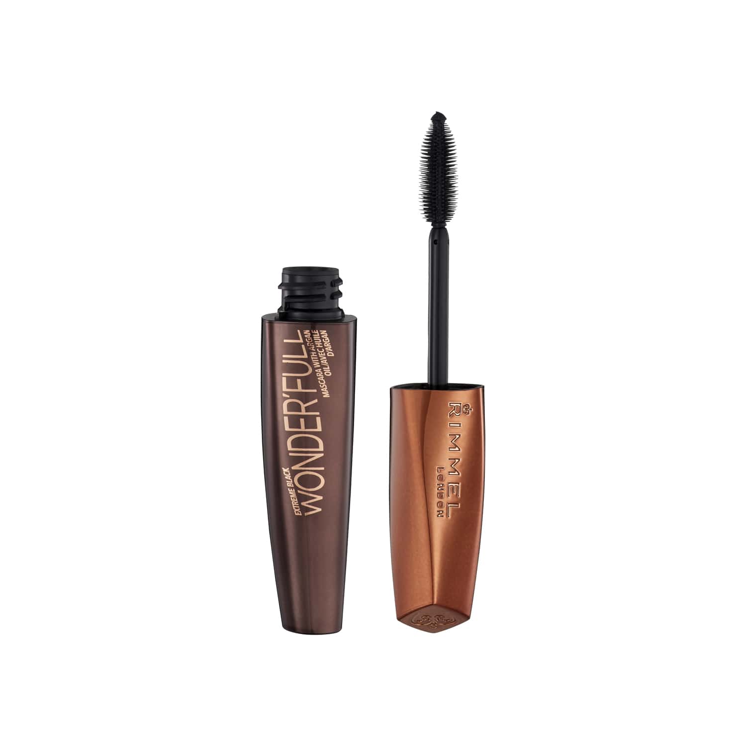 Туш для вій з аргановою олією WonderFull Argan Oil Mascara Rimmel London (03 Extreme Black), 11 мл