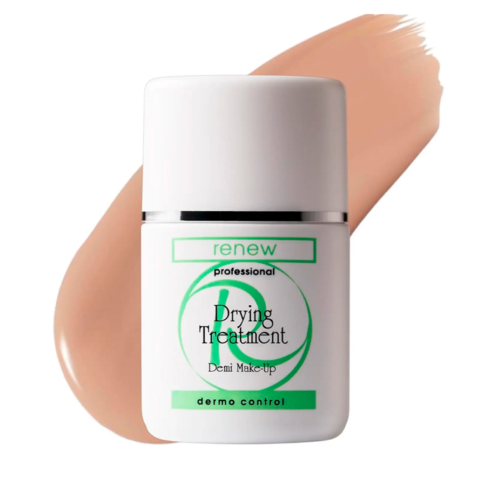 Підсушувальний засіб для жирної шкіри з тональним ефектом Drying Treatment with Make-Up Renew, 30  мл