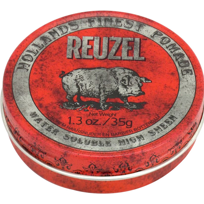 Помада для волосся Water Soluble Red High Sheen Pomade Reuzel, 35 г