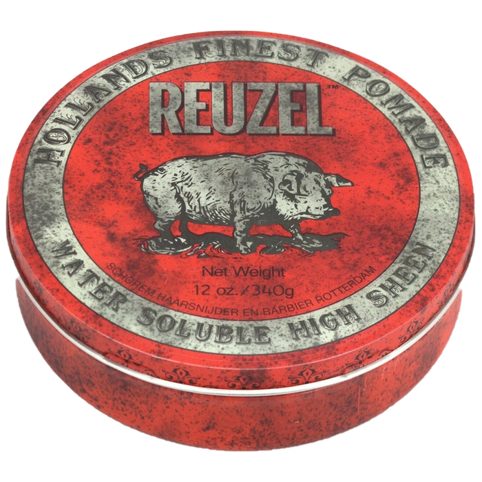 Помада для волосся Water Soluble Red High Sheen Pomade Reuzel, 340 г