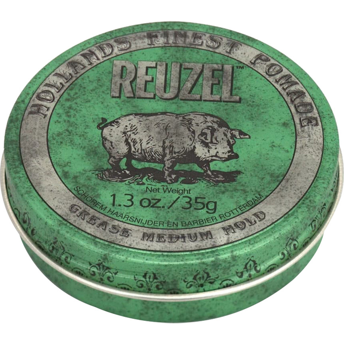 Помада для укладки волосся Green Grease Medium Hold Pomade Reuzel, 35 г