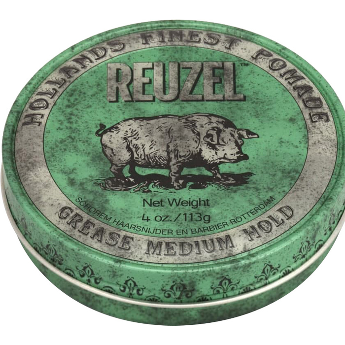 Помада для укладки волосся Green Grease Medium Hold Pomade Reuzel, 113 г