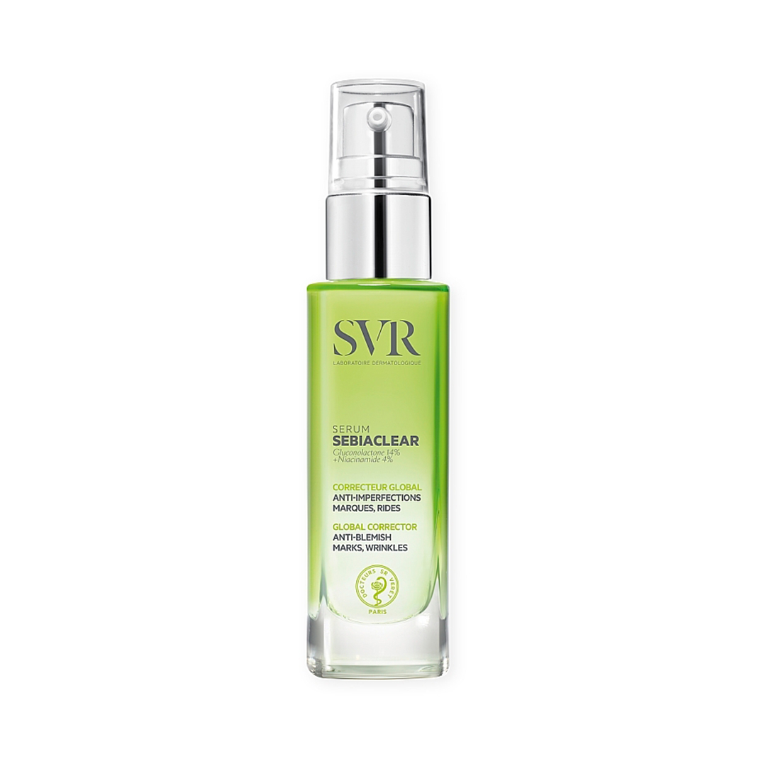 SVR Сироватка для проблемної шкіри обличчя з ніацинамідом та глюконолактоном Sebiaclear Serum, 30 мл