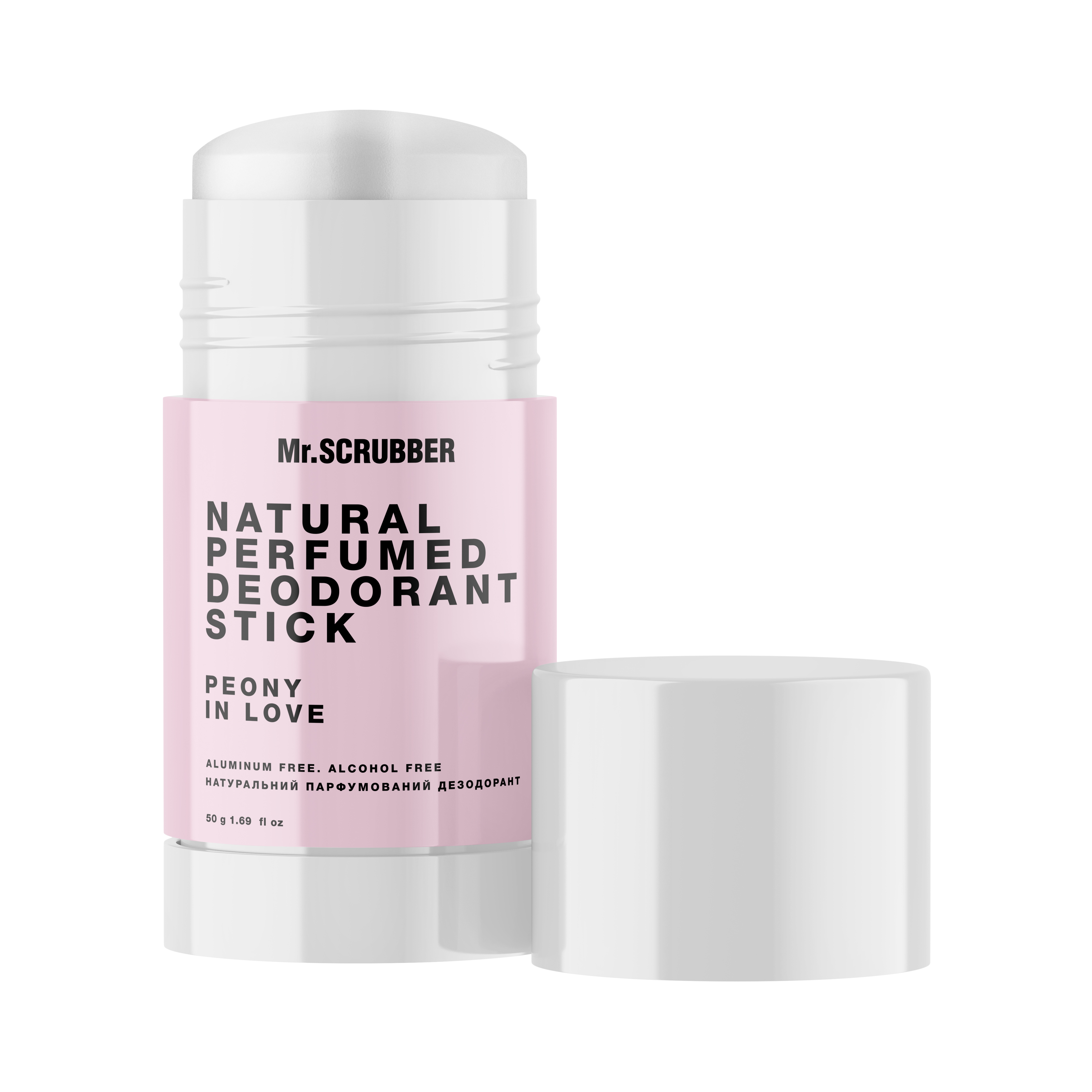 Mr.Scrubber Натуральний парфумований дезодорант Peony in Love, 50 г