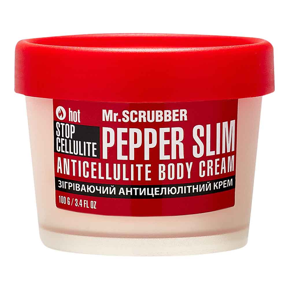 Mr.Scrubber Зігріваючий антицелюлітний крем для тіла Stop Cellulite Pepper Slim, 100 мл