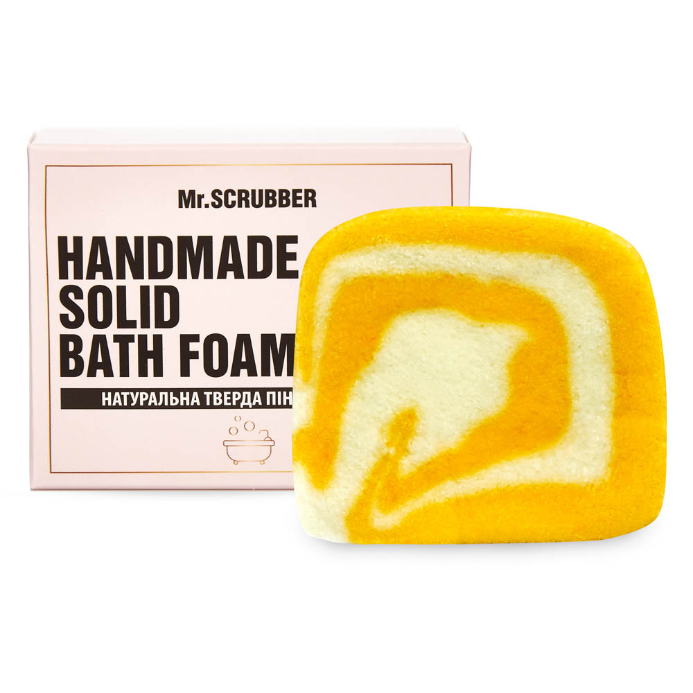 Тверда піна для ванни в подарунковій коробці Мандарин Mr.SCRUBBER, 100г