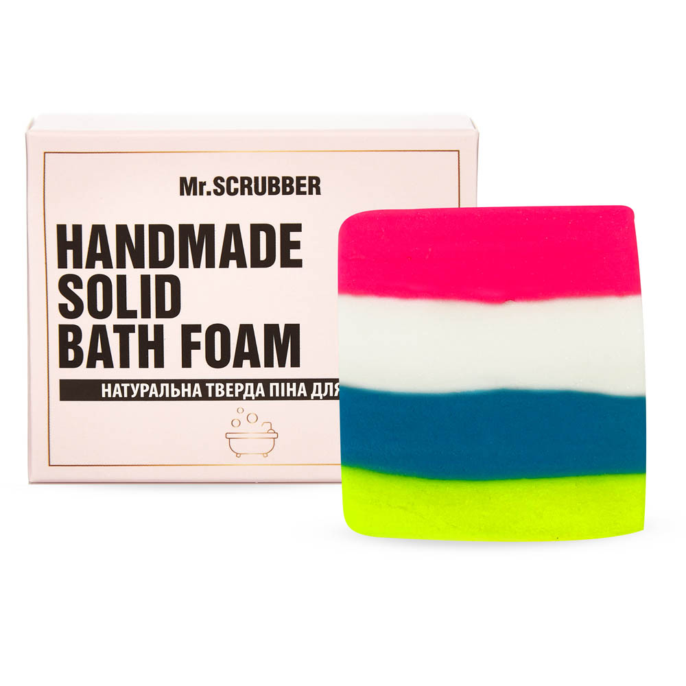 Твердая пена для ванны в подарочной коробке Bubble Gum Mr.SCRUBBER, 100г