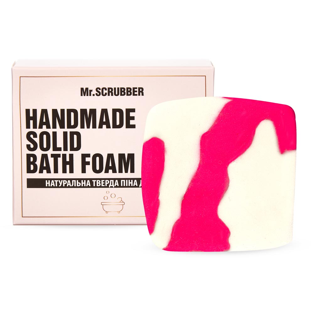 Твердая пена для ванны в подарочной коробке Гуава Mr.SCRUBBER, 100г