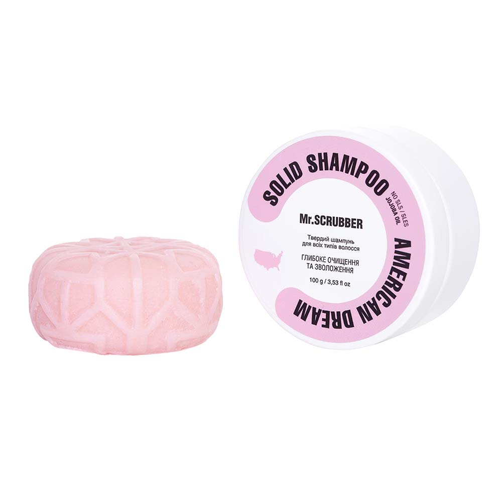 Твердий шампунь American Dream Mr.SCRUBBER, 100г