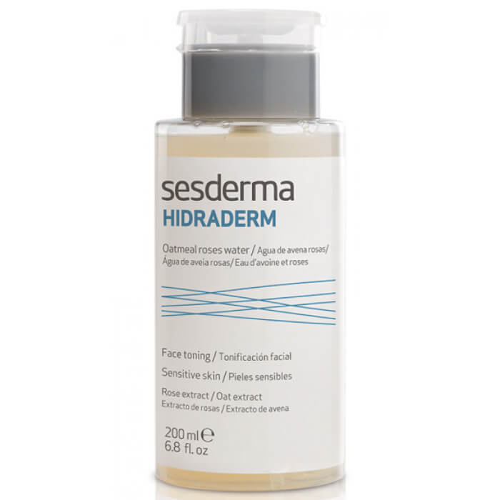 Тонік для чутливої ​​шкіри Hidraderm Oatmeal & Rose Water Sesderma, 200 мл