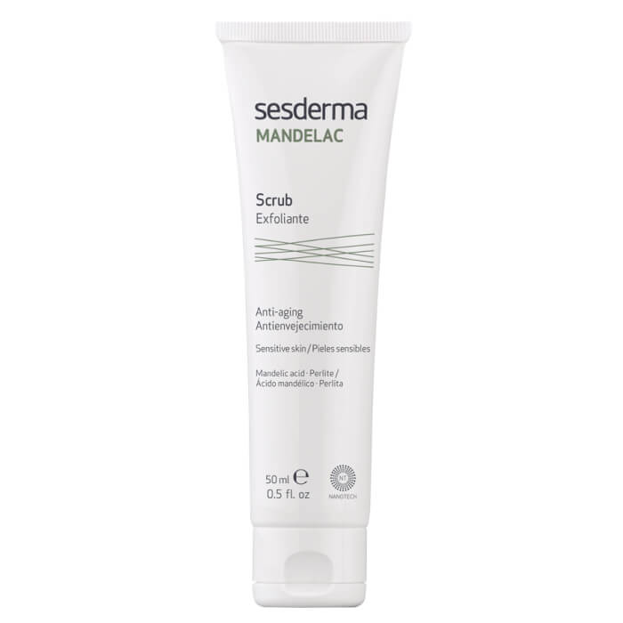 Скраб з мигдальною кислотою для обличчя і тіла Mandelac Scrub Face And Body Sesderma, 50 мл
