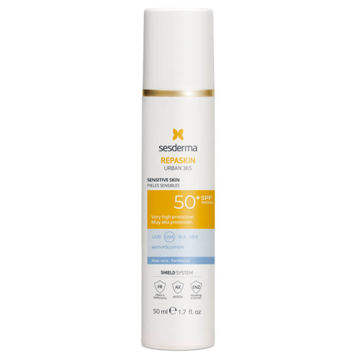 Сонцезахисний крем для чутливої шкіри Repaskin Urban 365 Sensitive Skin SPF50+ Sesderma, 50 мл