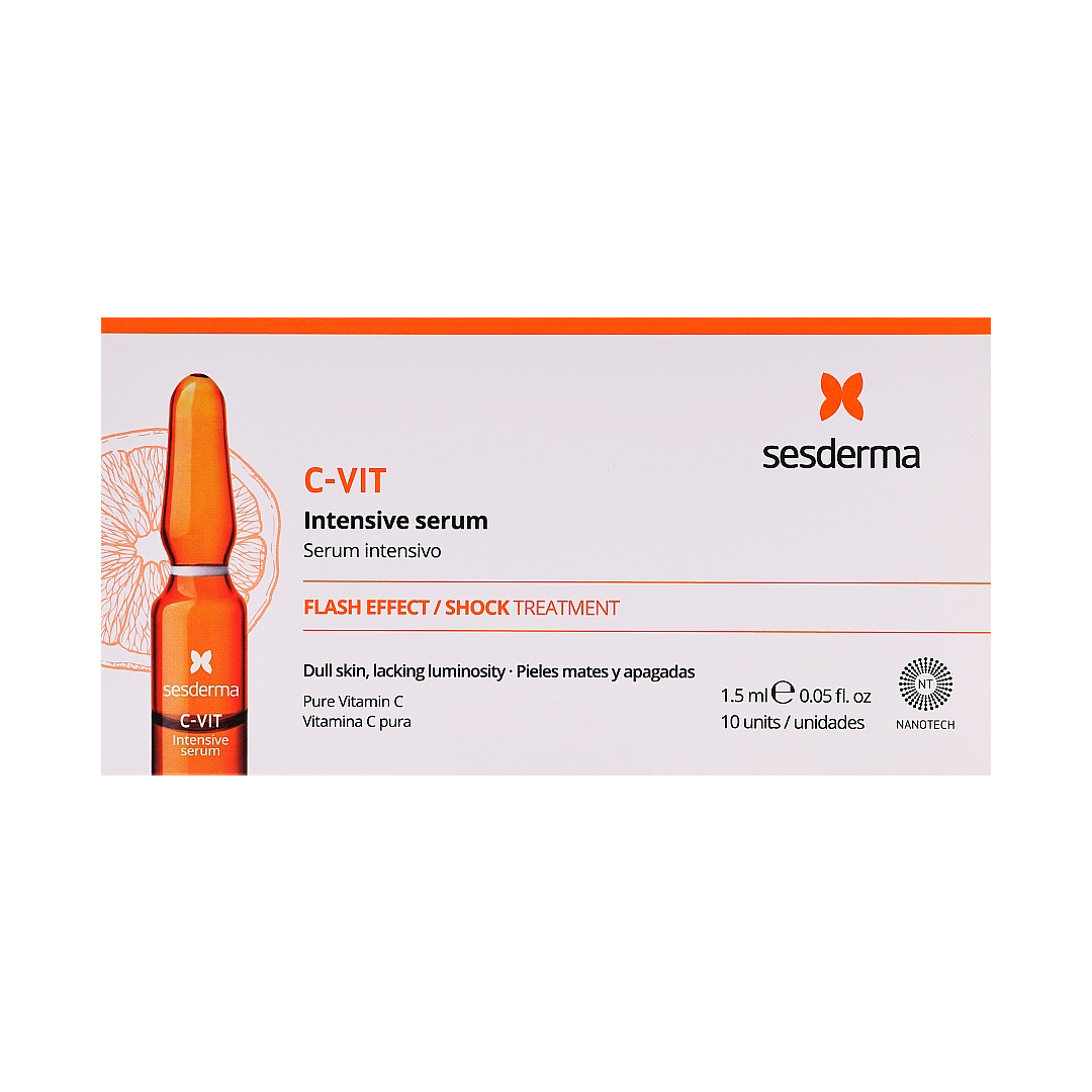 Sesderma Інтенсивна сироватка миттєвої дії Laboratories C-Vit Intensive Serum Antiox Booster Flash Effect, 10х