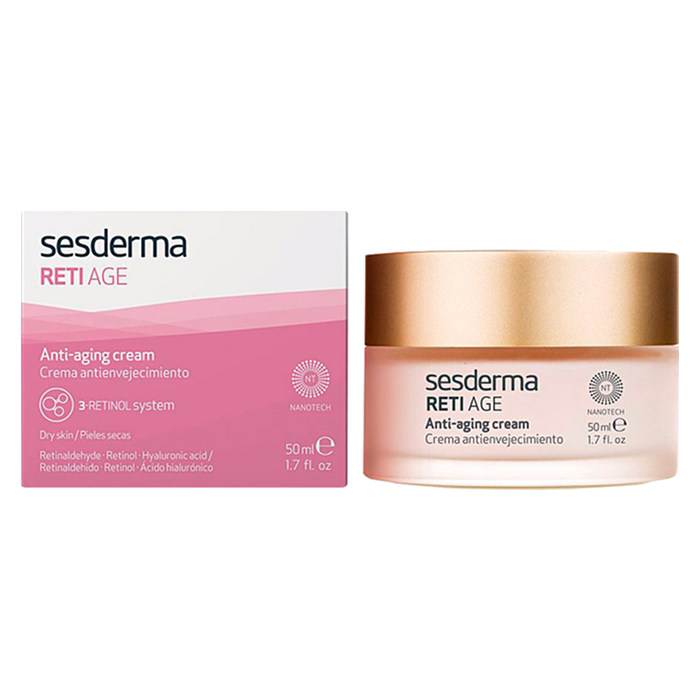 Антивіковий крем для сухої шкіри обличчя з трьома видами ретинолу Reti Age Facial Antiaging Cream 3-Retinol Sy