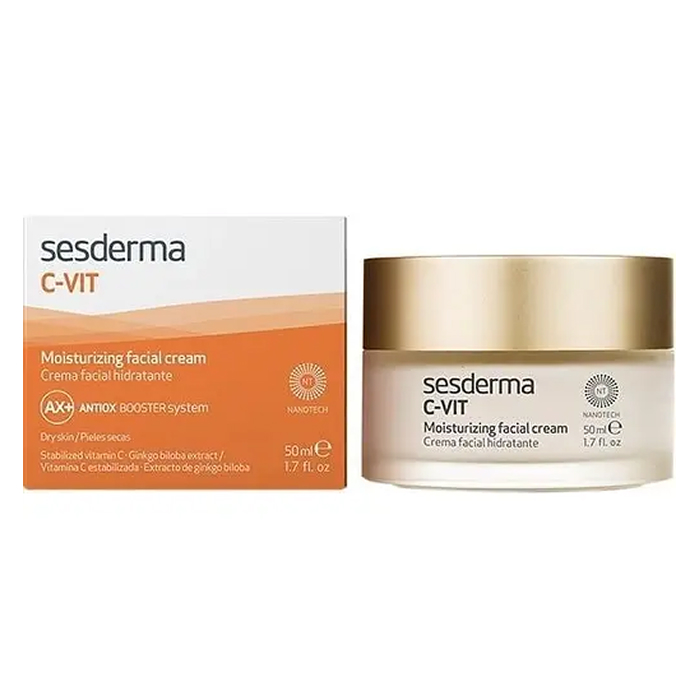 Зволожуючий крем проти зморшок C-Vit Moisturizing Face Cream Sesderma, 50 мл