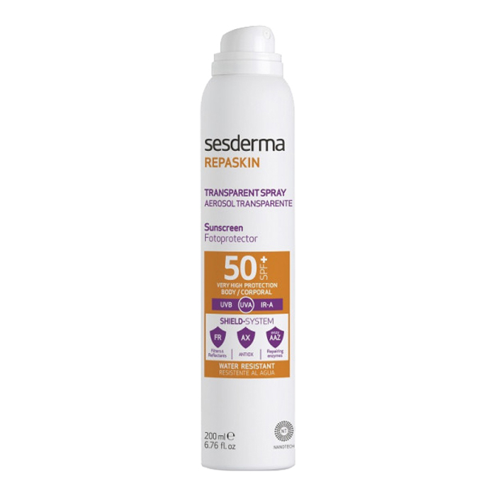 Сонцезахисний спрей для тіла Repaskin Aerosol Spray SPF50 Sesderma, 200 мл