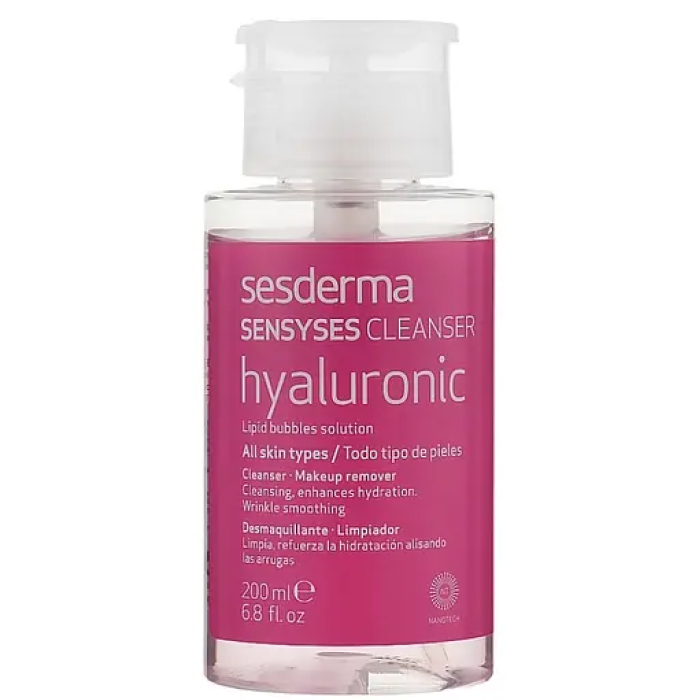 Очищаючий гіалуроновий засіб для обличчя Sensyses Hyaluronic Cleanser Sesderma, 200 мл