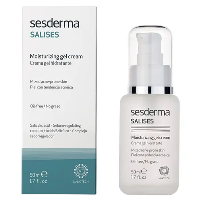 Зволожуючий крем-гель для обличчя Salises Moisturizing Gel Cream Sesderma, 50 мл