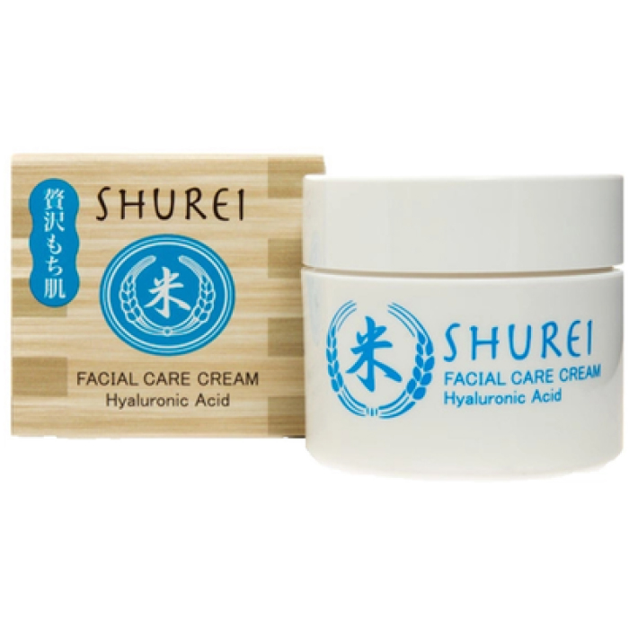 Зволожуючий крем для обличчя з гіалуроновою кислотою Facial Care Cream Hyaluronic Shurei, 48 мл