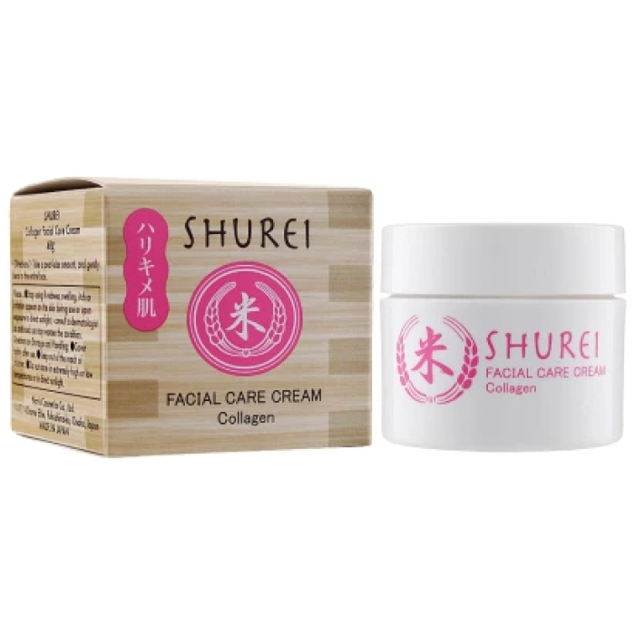 Регенеруючий ліфтинг крем для обличчя з колагеном Facial Care Cream Collagen Shurei, 48 мл