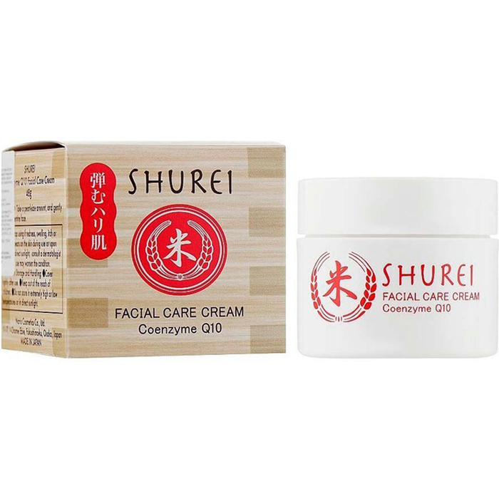 Захисний крем для обличчя з коензимом Facial Care Cream Coenzyme Q10 Shurei, 48 мл
