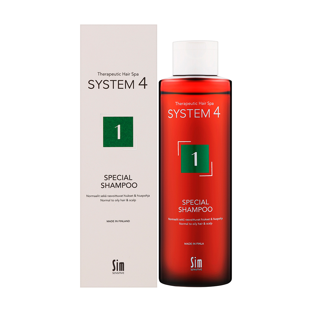 Sim Sensitive Шампунь System 4 №1 Special Shampoo для нормальной и склонной к жирности кожи головы,