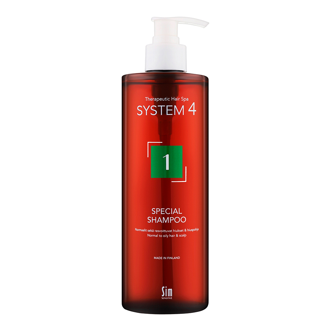 Sim Sensitive Шампунь System 4 №1 Special Shampoo для нормальной и склонной к жирности кожи головы,