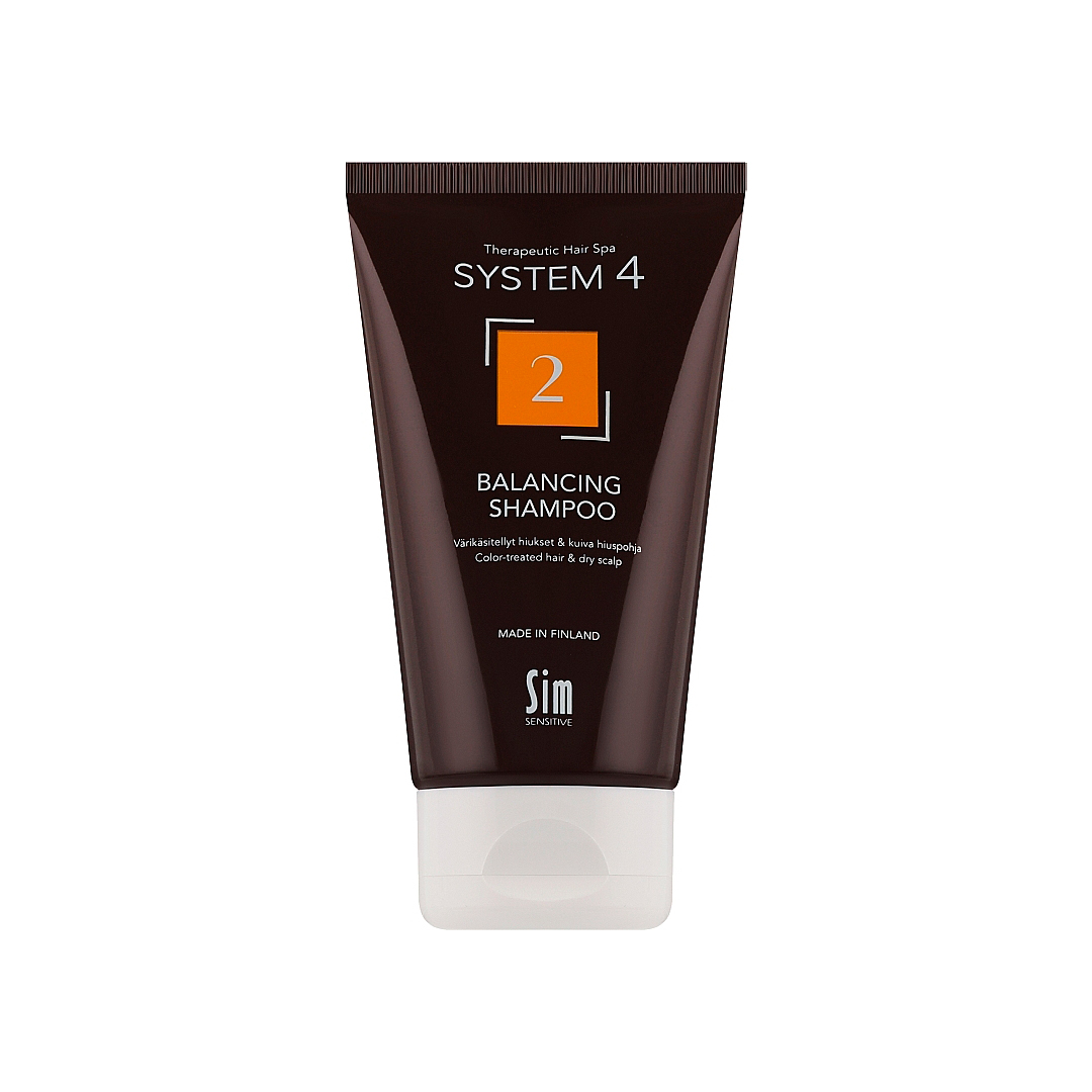 Sim Sensitive Шампунь System 4 №2 Balancing Shampoo для сухих, окрашенных и повреждённых волос, 75 м