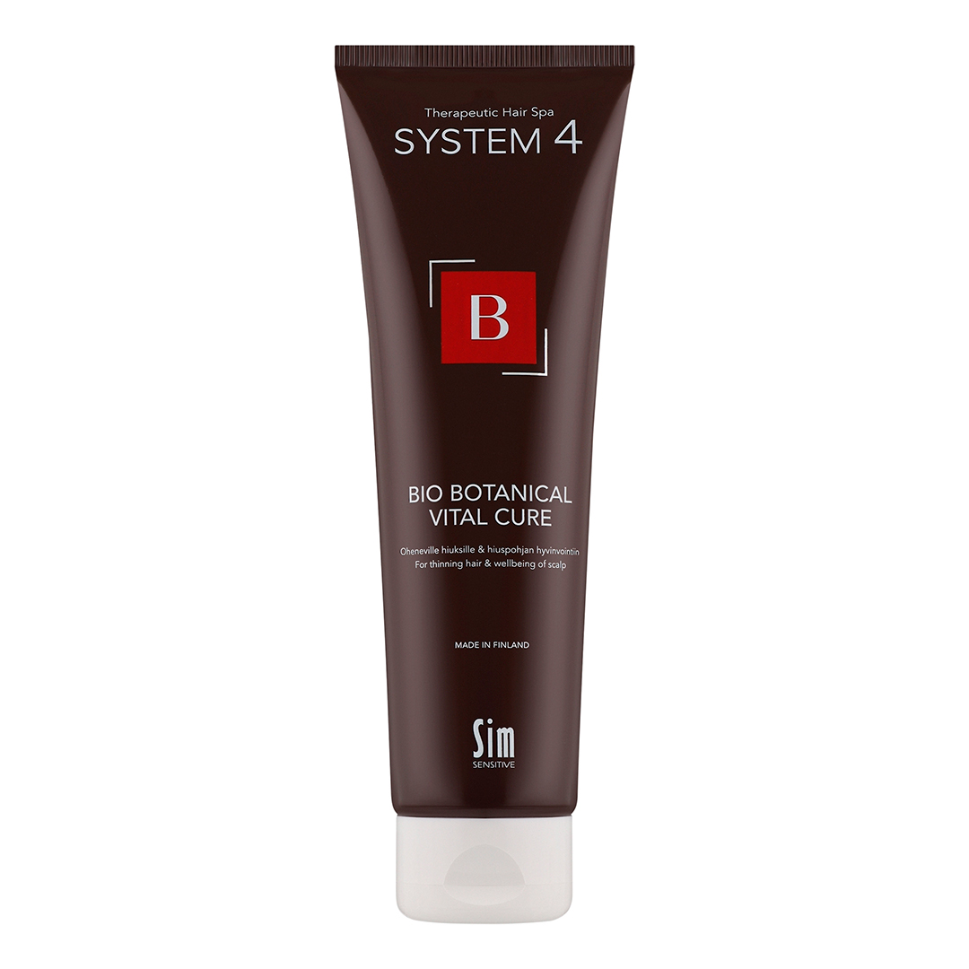 Sim Sensitive Бальзам для шкіри голови в разі випадіння волосся System 4 Bio Botanical Vital Cure, 150 мл