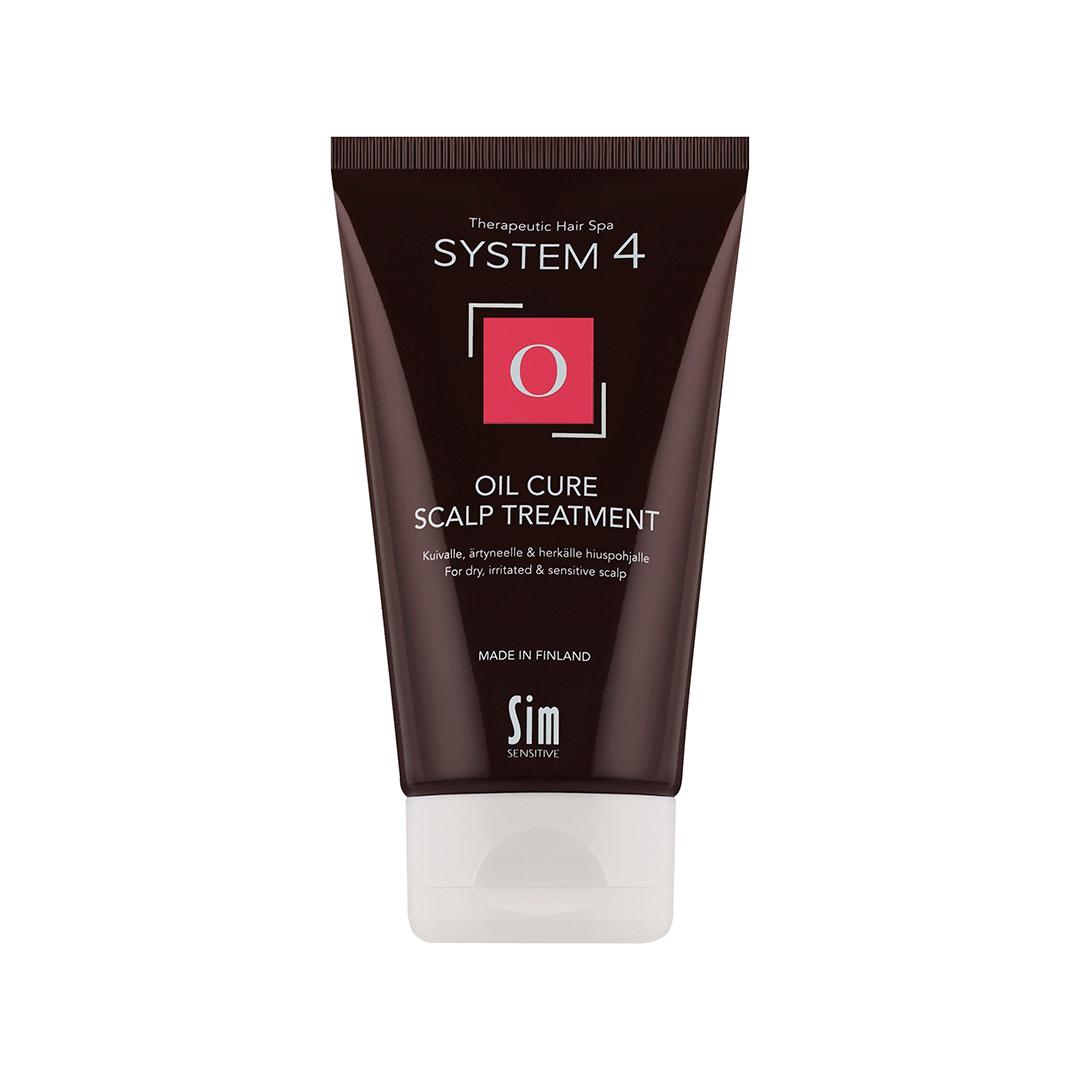 Sim Sensitive Пілінгова маска System 4 O Oil Cure для очищення шкіри голови, 75 мл