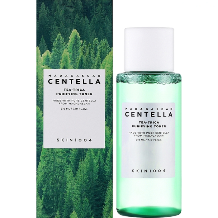 Тонер для жирної та схильної до акне шкіри Madagascar Centella Tea-Trica Purifying Toner Skin1004, 210 мл
