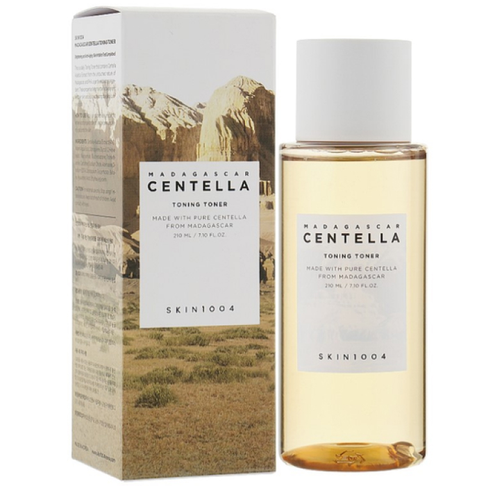 Зволожуючий тонер з центелою та гіалуроновою кислотою Madagascar Centella Toning Toner Skin1004, 210 мл