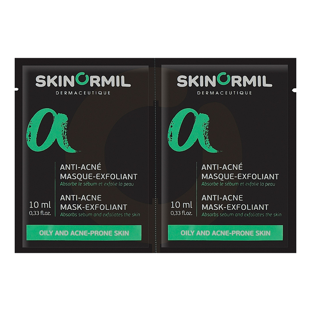 Skinormil Маска-скраб 2в1 Anti-Acne MAsk-Exfoliant, 2x10 мл