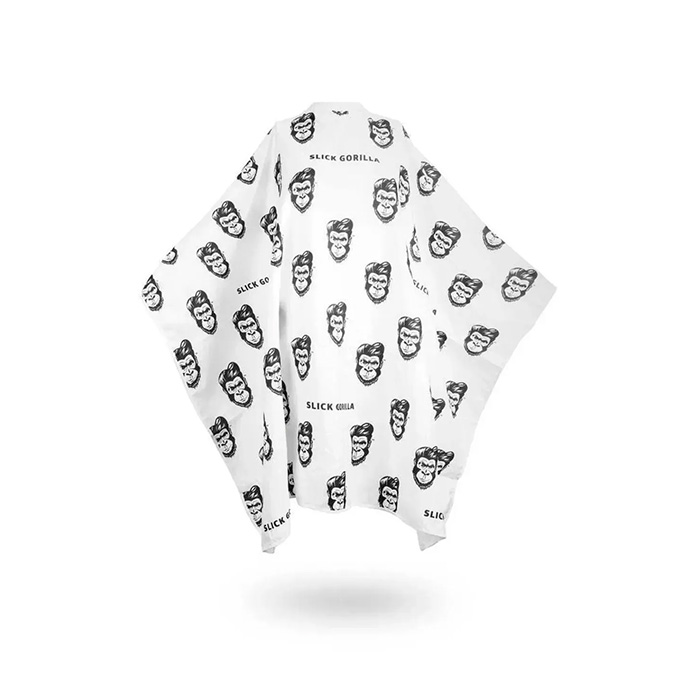 Slick Gorilla Barber Cape White — перукарська накидка