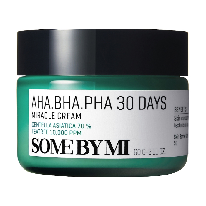 Восстанавливающий крем для проблемной кожи AHA/BHA/PHA 30 Days Miracle Cream Some By Mi, 60 мл